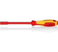KNIPEX Chiave a bussola esagonale 98 03 06 – 6 mm – Impugnatura bicomponente isolata collaudata VDE