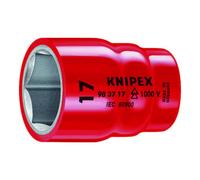KNIPEX Chiave a bussola per viti esagonali isolata 1000V con attacco quadro interno 3/8 SW10mm'' Quantità:1