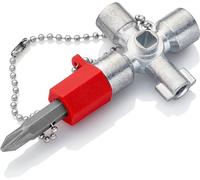 KN 00 11 02 - Chiave universale, corta, per quadro elettrico, 44 mm