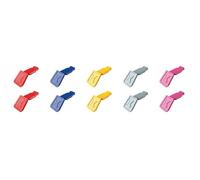 KN 00 61 10 CV01 - Clip ColorCode KNIPEX - 10 pezzi, mix di colori