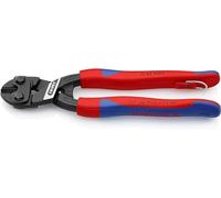 KNIPEX CoBolt Tronchese a doppia leva rivestiti in materiale, 71 02 200 T | bicomponente, forma affusolata, con anello di fissaggio