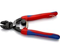 KNIPEX CoBolt Tronchese a doppia leva rivestiti in materiale, 71 22 200 T | bicomponente, forma affusolata, con anello di fissaggio