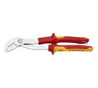 KNIPEX - Pinza regolabile Cobra bonderizzata isolata secondo VDE, con occhiello di sicurezza, Lunghezza complessiva: 250 mm 250