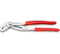 Knipex Cobra Pinza Regolabile di Nuova Generazione per Tubi e Dadi Cromata, Rivestiti in Resina Sintetica Antiscivolo 250 Mm (Confezione Self-Service/Blister) 87 03 250 Sb
