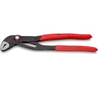 Knipex Cobra Quickset Pinza Regolabile di Nuova Generazione per Tubi e Dadi Bonderizzata Grigia, Rivestiti in Resina Sintetica Antiscivolo 250 Mm 87 21 250