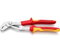 KNIPEX - Pinza con regolazione a scatto Cobra, esecuzione cromata manici rivestiti a norma VDE, Lunghezza complessiva: 250 mm 250