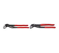 Knipex Cobra Xl Pinza Regolabile per Tubi e Dadi Bonderizzata Grigia, Rivestiti in Resina Sintetica 400 Mm 87 01 400 & Cobra Pinza Regolabile di Nuova Generazione per Tubi e Dadi Bonderizzata Grigia