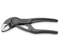 KNIPEX Cobra XS Pinza regolabile per tubi e dadi bonderizzata grigia superficie ruvida con stampa 100 mm, 87 00 100