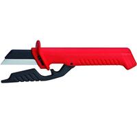 Knipex Coltello per elettricisti 98 56 SB, lama intercambiabile 190 mm, blister