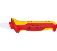 KNIPEX Coltello spelacavi isolati con manici rivestiti in, 98 53 03 | materiale bicomponente, collaudati VDE 170 mm