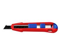 KNIPEX - Coltello multiuso con impugnatura in magnesio e 3 lame, 18 mm, Lunghezza complessiva: 165 mm 165