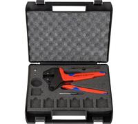 KNIPEX Crimp-Systemzange in a plastic case with service tools without 97 43 200