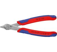 KNIPEX - Tronchese a tagliente laterale per elettronica Super Knips con reggifilo, KW, Lunghezza complessiva: 125 mm 125
