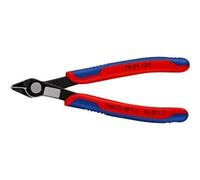 KNIPEX - Tronchese a tagliente laterale per elettronica Super Knips con reggifilo, SFW, Lunghezza complessiva: 125H mm 125H