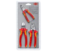 Knipex Elettrico Pinza Taglio Set 3 Pezzi VDE Testato Maniglie 00 31 30 BK V02