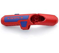 Knipex ErgoStrip Spellafili Blu, Rosso, 1,3 cm, 8 mm, Plastica, Blu, Rosso, 13,5 cm, 74 g