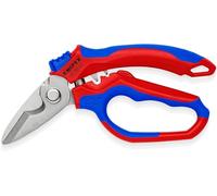 KNIPEX - Forbice per elettricisti con impugnatura bicomponente e spellafili, Lunghezza complessiva: 160mm 160