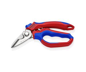 KNIPEX Forbice per elettricisti con impugnatura bicomponente e spellafili, Lung. complessiva: 160mm Quantità:1