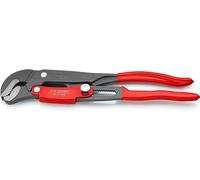 KNIPEX Giratubi con ganasce ad "S" 83 61 010 con regolazione rapida, verniciato a polvere grigio, 330mm Quantità:1
