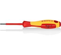 Knipex Giravite per Elettricisti per Viti Torx Brunita, Impugnatura Isolante, in Materiale Bicomponente, Collaudato Vde 160 Mm 98 26 10