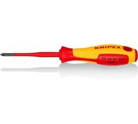 Knipex Cacciavite KN 98 24 01 SLS - Impugnatura multicomponente, scanalatura a croce
