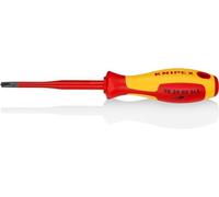 KNIPEX Giraviti (Slim) PlusMinus Phillips impugnatura isolante, in materiale bicomponente, collaudato VDE 212 mm, 98 24 02 SLS