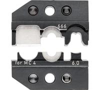 KNIPEX Matrice di crimpaggio per connettori per cavi solari MC4 (Multi-Contact) AWG 10, Capacità 6,0mm² Quantità:1