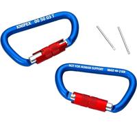KNIPEX Moschettone 2 pezzi 82 mm, 00 50 03 T BK