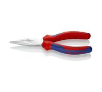 KNIPEX - Pinza a becchi lunghi, mezzotondi, cromata, con manici rivestiti 140