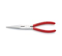 Knipex Pinza per Meccanica - con Becchi Mezzotondi con Tronchese (Pinza a Becchi di Cicogna) Cromata, Rivestiti in Resina Sintetica 200 Mm 26 13 200