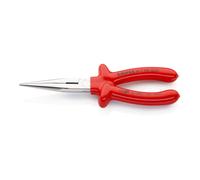 KNIPEX - Pinza a becchi mezzotondi diritti isolata a norma VDE, Lunghezza complessiva: 200 mm 200