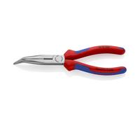 KN 26 22 200 - Pinza piegata a gomito, pinza a becchi mezzatonda, 200 mm, croma