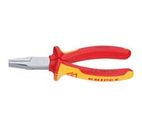 KNIPEX Pinza per meccanica a becchi piatti diritti isolamento 1000V, 160 mm, 20 06 160