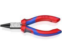 Knipex Pinza a Becchi Tondi Bonderizzata Nera, Rivestiti in Materiale Bicomponente 140 Mm 22 02 140