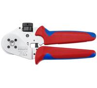 KNIPEX Pinza a quattro punzoni per contatti torniti cromata, 97 52 63 A