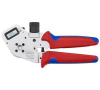 KNIPEX Pinza a quattro punzoni per contatti torniti cromata, 97 52 63 DG A