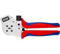 KNIPEX Pinza a quattro punzoni per contatti torniti cromata con impugnature multicomponente 250 mm, 97 52 65 DG