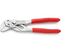 Knipex Pinza Chiave Mini Pinza e Chiave in Un Unico Utensile Cromata, Rivestiti in Resina Sintetica 125 Mm 86 03 125