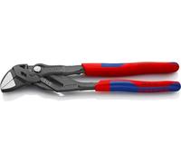 Knipex Pinza Chiave Pinza e Chiave in Un Unico Utensile Bonderizzata Grigia, Rivestiti in Materiale Bicomponente 250 Mm (Confezione Self-Service/Blister) 86 02 250 Sb