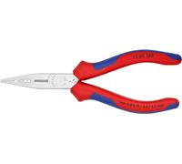 KNIPEX - Pinza combinata per elettricisti, esecuzione cromata, con manici con rivestimento, Lunghezza complessiva: 160 mm 160