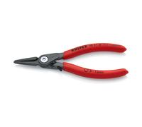 KNIPEX Pinza di precisione per anelli di sicurezza interni a fori 48 31 J0 con protezione da sovraestensione, bonderizzata grigia, 140mm Quantità:1