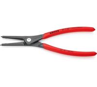 KNIPEX Pinza di precisione per anelli di sicurezza per anelli di sicurezza esterni su alberi bonderizzata grigia Rivestiti in resina, 49 11 A3