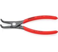 KNIPEX Pinza di precisione per anelli di sicurezza per anelli di sicurezza esterni su alberi bonderizzata grigia Rivestiti in resina, 49 21 A21