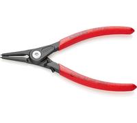 KNIPEX Pinza di precisione per anelli di sicurezza per anelli di, 49 31 A1 | sicurezza esterni su alberi con meccanismo di limitazione