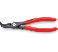 Knipex Pinza di Precisione per Anelli di Sicurezza per Anelli di Sicurezza Interni a Fori Bonderizzata Grigia, Rivestiti in Resina Sintetica Antiscivolo 165 Mm 48 41 J21