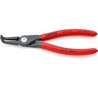 Knipex Pinza di Precisione per Anelli di Sicurezza Interni a Fori Bonderizzata Grigia, Rivestiti in Resina Sintetica Antiscivolo 165 Mm (Confezione Self-Service/Blister) 48 21 J21 Sb