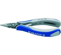 KNIPEX Pinza di precisione speciale per elettronica, 34 22 130 | con impugnature multicomponente 130 mm