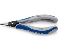 KNIPEX Pinza di precisione speciale per elettronica, 34 42 130 | con impugnature multicomponente 130 mm