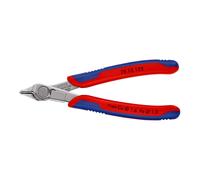 KNIPEX - Tronchese a tagliente laterale per elettronica Super Knips con reggifilo, KW, Lunghezza complessiva: 125 mm 125