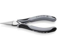KNIPEX Pinza elettronica ESD con giunto a scatola con manici multicomponenti, lucidata a specchio, 145 mm, 35 62 145 ESD
